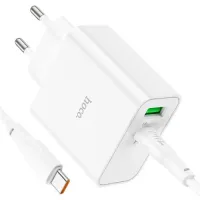 Hoco C113A 65W Awesome Wall Charger (Type C Cable Included)